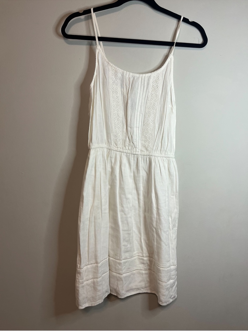 Old navy small White Sleeveless Eyelet Sundress